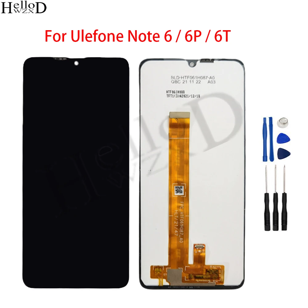 LCD Display For Ulefone Note 6 6P 6T LCD Touch Screen Full Display Screen Display Assembly Replacement Part
LCD Display For Ulefone Note 6 6P 6T LCD Touch Screen Full Display Screen Display Assembly Replacement Part