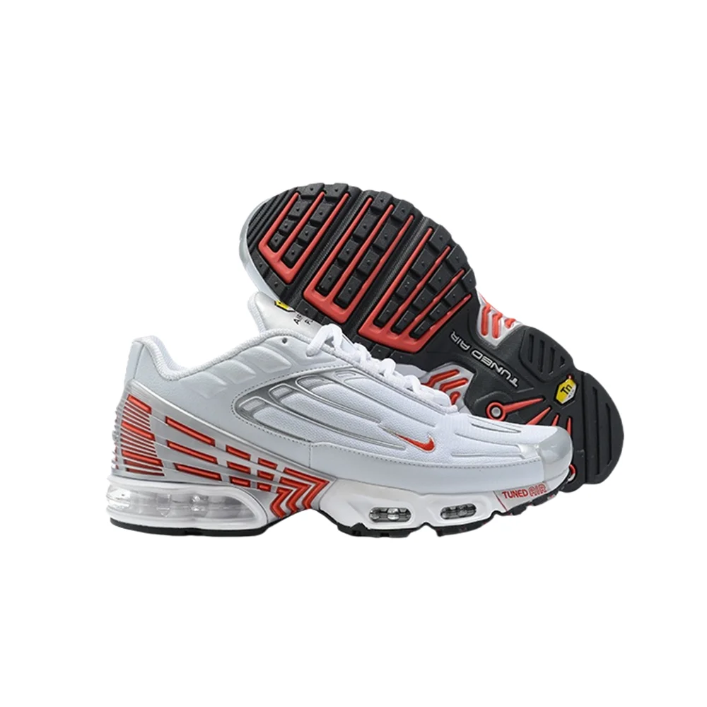 Nike Air Max Plus 3, классические мужские модные повседневные универсальные противоскользящие износостойкие дышащие кроссовки с сеткой белого и красного цвета
Nike Air Max Plus 3, классические мужские модные повседневные универсальные противоскользящие износостойкие дышащие кроссовки с сеткой белого и красного цвета