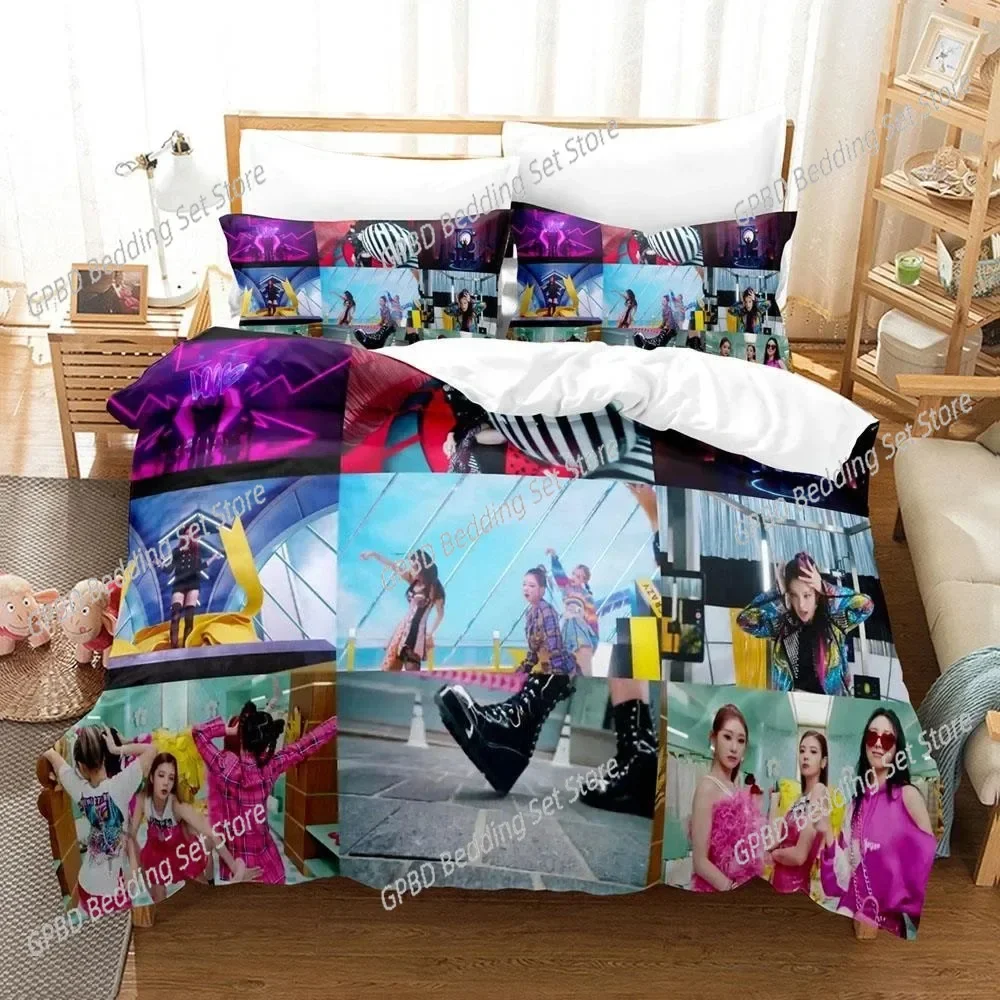 3D Print Kpop Group ITZY Comfortable Duvet Quilt Cover Pillowcase Bedding Set Children Bedroom Decoration Home Textile
3D Print Kpop Group ITZY Comfortable Duvet Quilt Cover Pillowcase Bedding Set Children Bedroom Decoration Home Textile