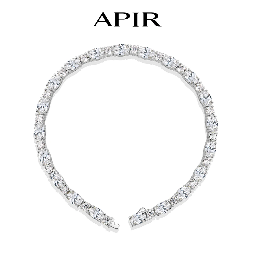 APIR Oval & Round Cut 5A Cubic Zirconia Tennis Bracelet for Women 925 Sterling Silver Daily Stackable Bracelets Fine Jewelry
APIR Oval & Round Cut 5A Cubic Zirconia Tennis Bracelet for Women 925 Sterling Silver Daily Stackable Bracelets Fine Jewelry