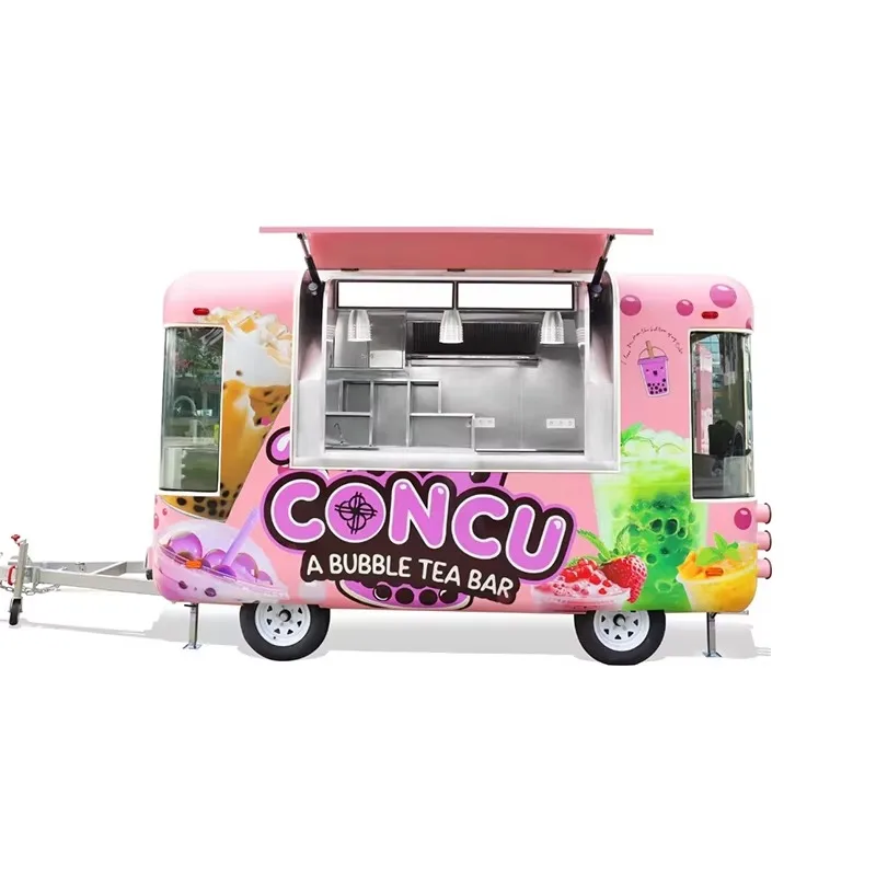 Portable Stainless Steel Vendor Cart Street Food Cart Commercial Mobile Bar Trailer for Outdoor House Van Use
Portable Stainless Steel Vendor Cart Street Food Cart Commercial Mobile Bar Trailer for Outdoor House Van Use