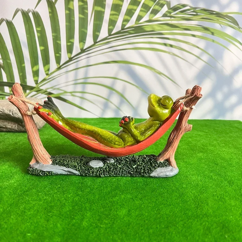 Garden hammock frog ornament outdoor decoration Christmas creative gift decoration resin handicrafts desktop ornament decoration
Garden hammock frog ornament outdoor decoration Christmas creative gift decoration resin handicrafts desktop ornament decoration