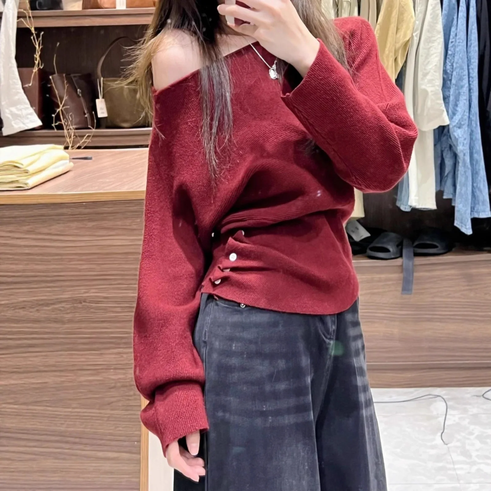 Christmas Long Sleeved Knitted Shirt for Women's Autumn and Winter, Niche Bow Tie Tie Bottom Shirt, Inner Top Shirt
Christmas Long Sleeved Knitted Shirt for Women's Autumn and Winter, Niche Bow Tie Tie Bottom Shirt, Inner Top Shirt