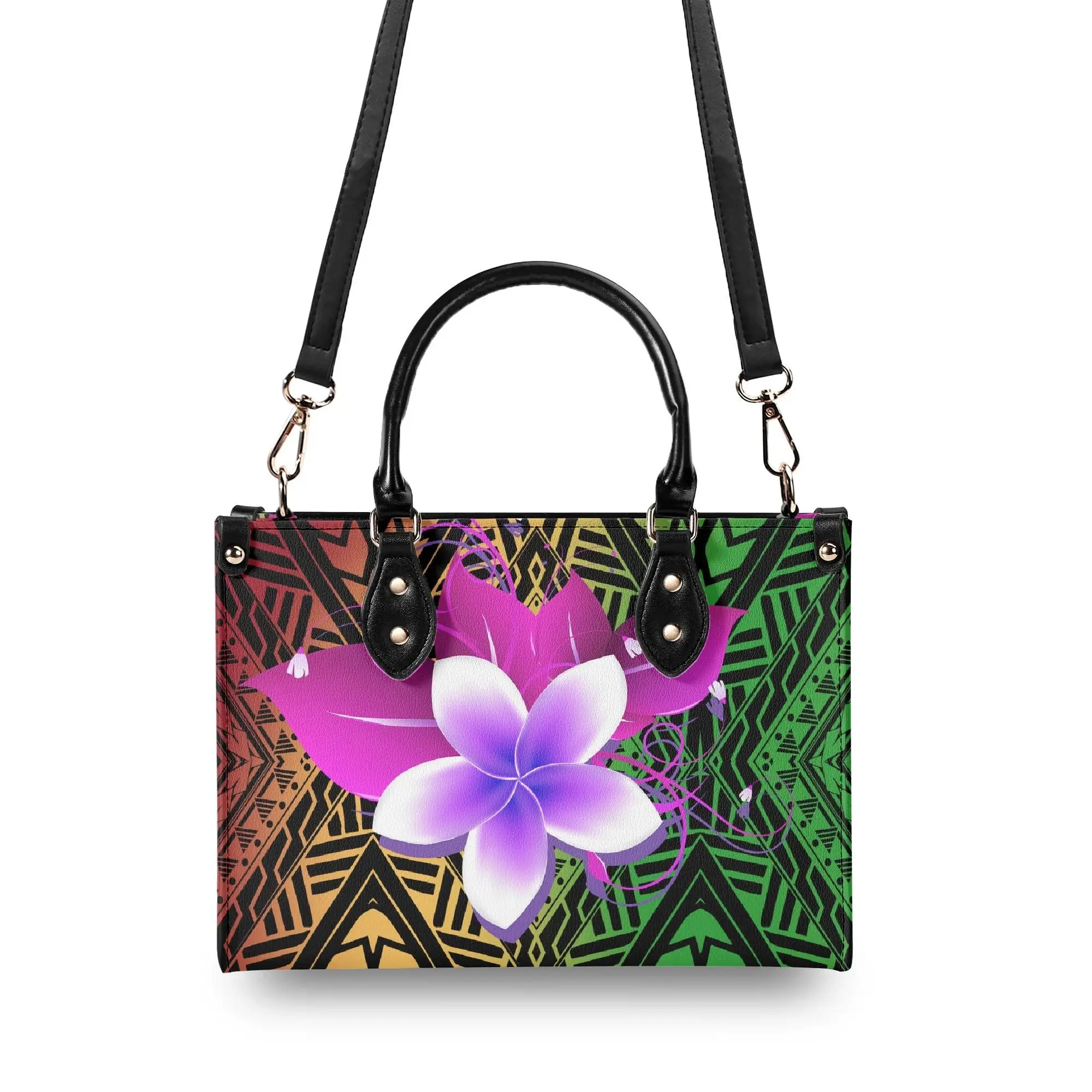 Hawaiian Floral Print Ladies Shopping Large Capacity Pu Tote Multifunctional Polynesian Shoulder Bag Storage Crossbody Bag
Hawaiian Floral Print Ladies Shopping Large Capacity Pu Tote Multifunctional Polynesian Shoulder Bag Storage Crossbody Bag