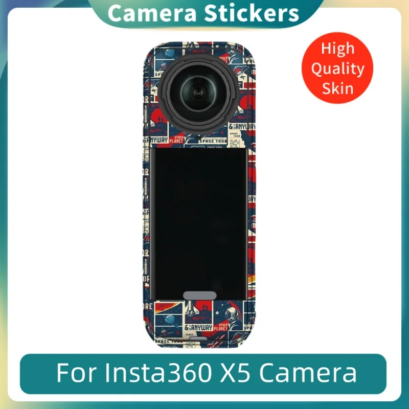 For Insta360 X5 Action Camera Sticker Premium Decal Skin for Insta 360 X 5 Sports Camera Protector Sticker
For Insta360 X5 Action Camera Sticker Premium Decal Skin for Insta 360 X 5 Sports Camera Protector Sticker