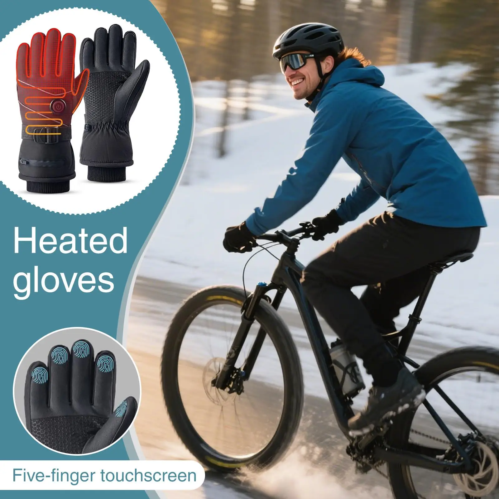 Перчатки с подогревом, 3 режима, регулируемые электрические перчатки с полным пальцем, варежки с сенсорным экраном, грелка для рук для путешествий, катания на лыжах, езды на велосипеде, на открытом воздухе
Перчатки с подогревом, 3 режима, регулируемые электрические перчатки с полным пальцем, варежки с сенсорным экраном, грелка для рук для путешествий, катания на лыжах, езды на велосипеде, на открытом воздухе