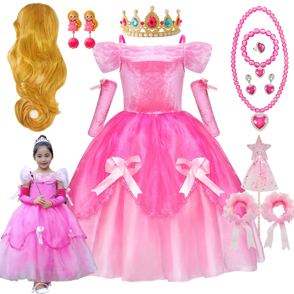 Girl Sleeping Beauty Halloween Aurora Dress Up Clothes Child Birthday Theme Party Carnival Elegant Ball Gown Kids Fancy Outfits
Girl Sleeping Beauty Halloween Aurora Dress Up Clothes Child Birthday Theme Party Carnival Elegant Ball Gown Kids Fancy Outfits