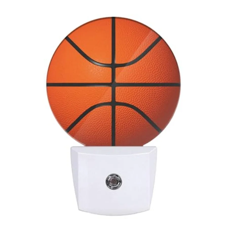 Basketball Night Light for,Black and Orange Sports Design Night Light Plug in with Dusk to Dawn Sensor, Soft Warm Energy Saving
Basketball Night Light for,Black and Orange Sports Design Night Light Plug in with Dusk to Dawn Sensor, Soft Warm Energy Saving