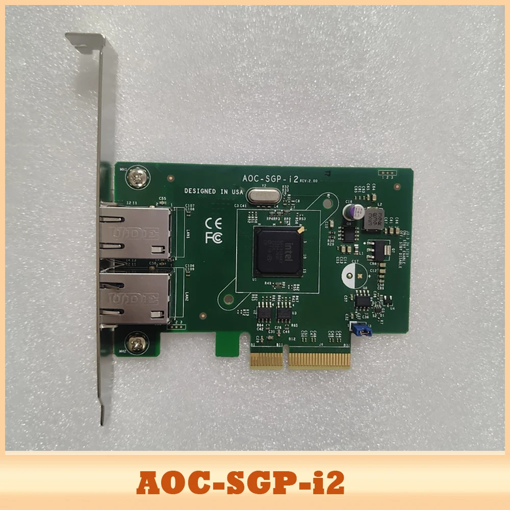 Для SU-PER AOC-SGP-i2 Для двухпортовой гигабитной сетевой карты Intel I350-T2 AM4 PCI-E
Для SU-PER AOC-SGP-i2 Для двухпортовой гигабитной сетевой карты Intel I350-T2 AM4 PCI-E
