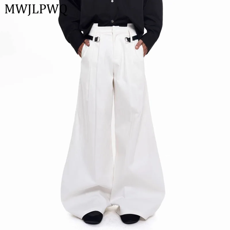 MWJLPWQ Pleated Design Machete Suit Trousers Male High Street Autumn New Simple Versatile Casual Loose Wide-Leg Pants Tide 11415
MWJLPWQ Pleated Design Machete Suit Trousers Male High Street Autumn New Simple Versatile Casual Loose Wide-Leg Pants Tide 11415