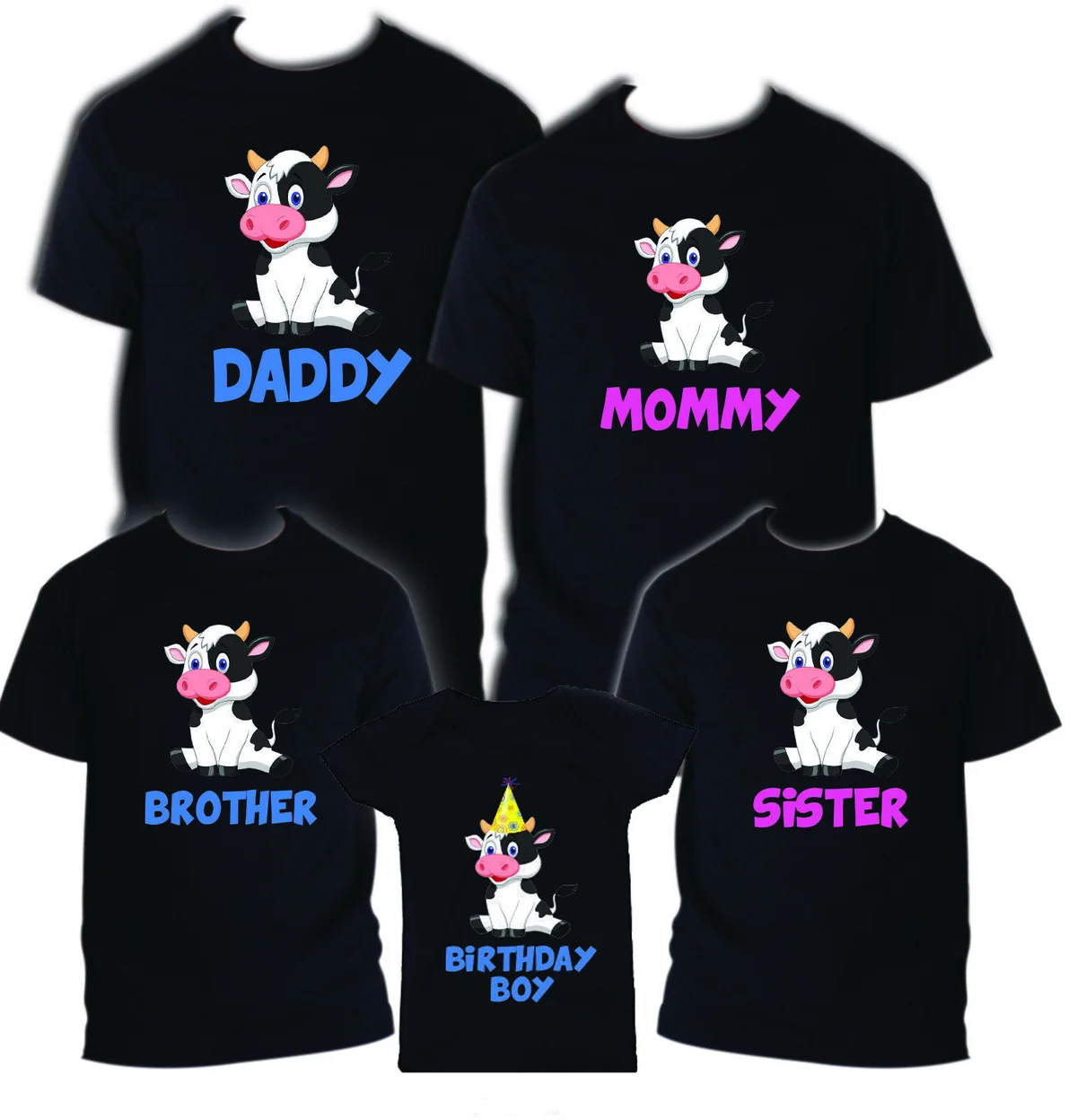 Family Matching Cow Birthday Party T-Shirt Family Matching Outfits Tee All Family Member Availible Shirt Gift
Family Matching Cow Birthday Party T-Shirt Family Matching Outfits Tee All Family Member Availible Shirt Gift