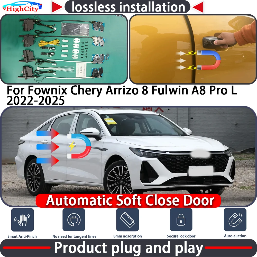 Closing Door Lock Actuator for Fownix Chery Arrizo 8 Fulwin A8 Pro L 2022-2025 Soft Close Power Latch System Auto Pull Door
Closing Door Lock Actuator for Fownix Chery Arrizo 8 Fulwin A8 Pro L 2022-2025 Soft Close Power Latch System Auto Pull Door
