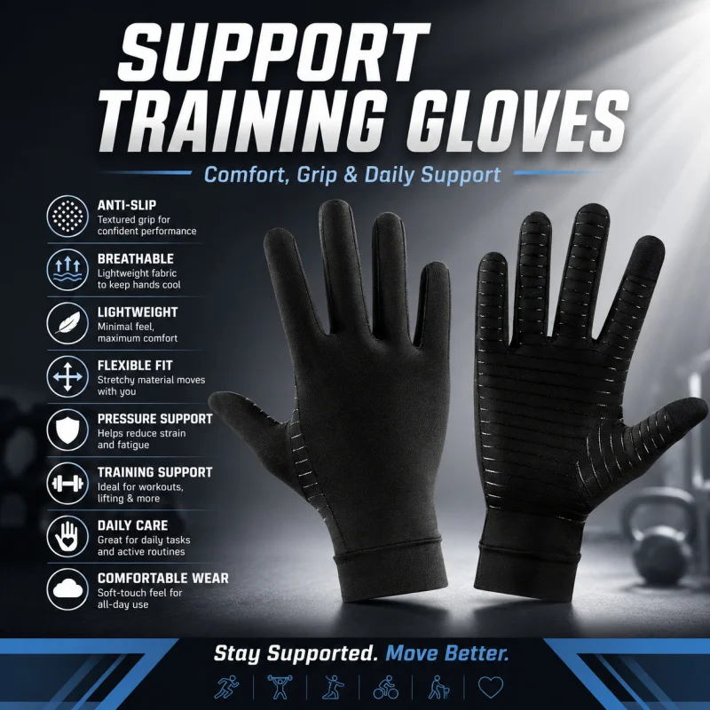 Half Finger Compression Gloves, Anti-Slip Breathable Training Gloves
Half Finger Compression Gloves, Anti-Slip Breathable Training Gloves