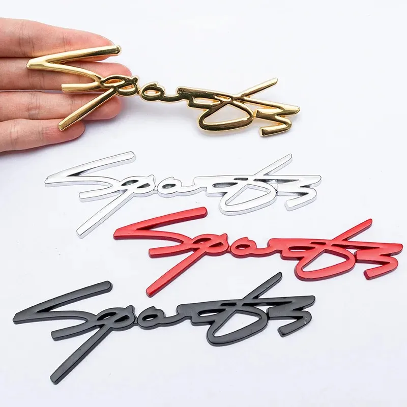 3D Metal Fashion Sport Sports Letter Logo Emblem Badge Decal Car Trunk Racing Fender Sticker Styling Decoration Auto Accessories
3D Metal Fashion Sport Sports Letter Logo Emblem Badge Decal Car Trunk Racing Fender Sticker Styling Decoration Auto Accessories