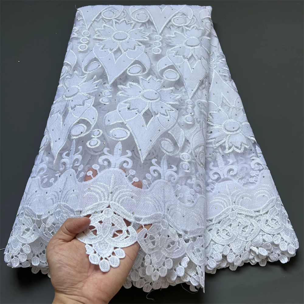 Latest African Wedding Dresses Lace Fabric 2022 High Quality Embroidery For Women 100% Pure Cotton Lace Fabrics Nigerian 5 Yards
Latest African Wedding Dresses Lace Fabric 2022 High Quality Embroidery For Women 100% Pure Cotton Lace Fabrics Nigerian 5 Yards
