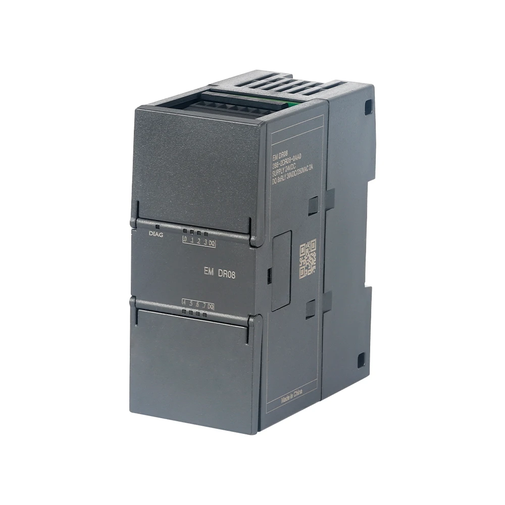 Модуль расширения ПЛК EM DR08 8DO с интеллектуальным DI/DO AI/AO и 8 релейными/транзисторными выходами
Модуль расширения ПЛК EM DR08 8DO с интеллектуальным DI/DO AI/AO и 8 релейными/транзисторными выходами