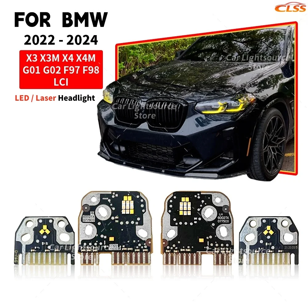  Желтые светодиодные платы Angel Eye DRL для BMW X3 X3M G01 X4 X4M G02 F97 F98 LCI 2021-2024, дневные ходовые огни, синие, красные
Желтые светодиодные платы Angel Eye DRL для BMW X3 X3M G01 X4 X4M G02 F97 F98 LCI 2021-2024, дневные ходовые огни, синие, красные