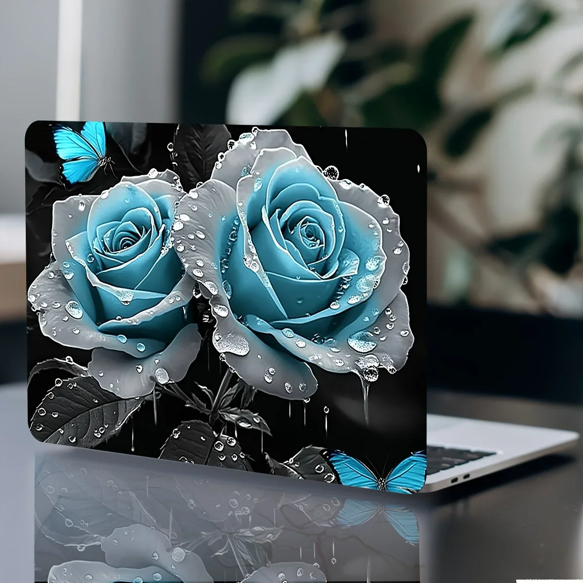 2 pieces of blue rose and butterfly vinyl stickers - car, helmet, motorcycle, refrigerator | artistic, laptop stickers
2 pieces of blue rose and butterfly vinyl stickers - car, helmet, motorcycle, refrigerator | artistic, laptop stickers