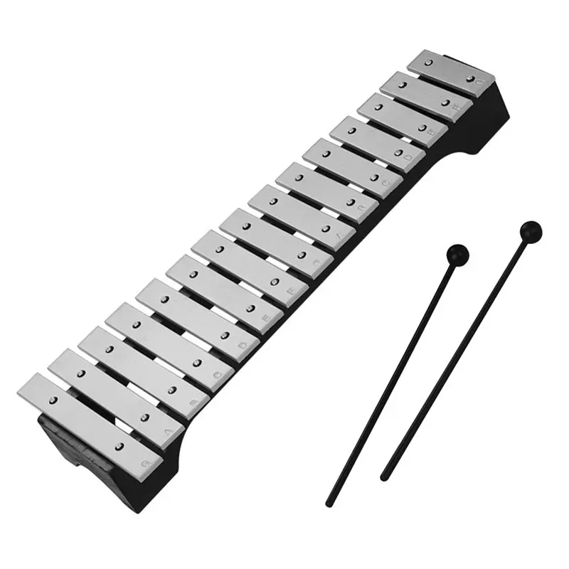 ABHS-15 Note Xylophone Glockenspiel Wooden Base Aluminum Bars With Mallets Percussion Musical Instrument Gift With Carry Bag
ABHS-15 Note Xylophone Glockenspiel Wooden Base Aluminum Bars With Mallets Percussion Musical Instrument Gift With Carry Bag