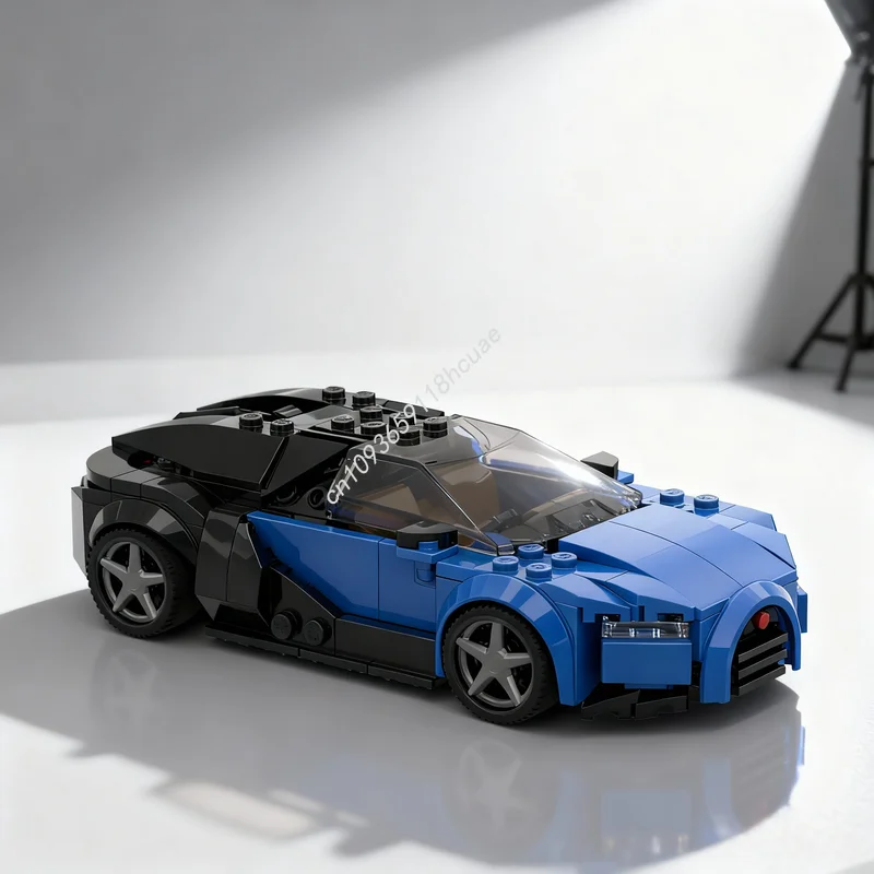 267 деталей MOC City Champions Bugatti Chiron, модель с 8 шпильками, конструктор, развивающая игрушка, идея для рождественского подарка
267 деталей MOC City Champions Bugatti Chiron, модель с 8 шпильками, конструктор, развивающая игрушка, идея для рождественского подарка