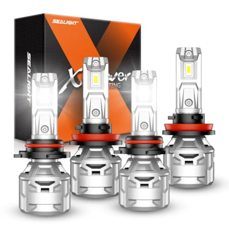 9005 H11 60000LM Bulbs 6500K Cool White 9005 H11 Fog Lights with 15000RPM Cooling Fan 60 000-hour Ultra-long Lifespan Plug-N-Pl
9005 H11 60000LM Bulbs 6500K Cool White 9005 H11 Fog Lights with 15000RPM Cooling Fan 60 000-hour Ultra-long Lifespan Plug-N-Pl