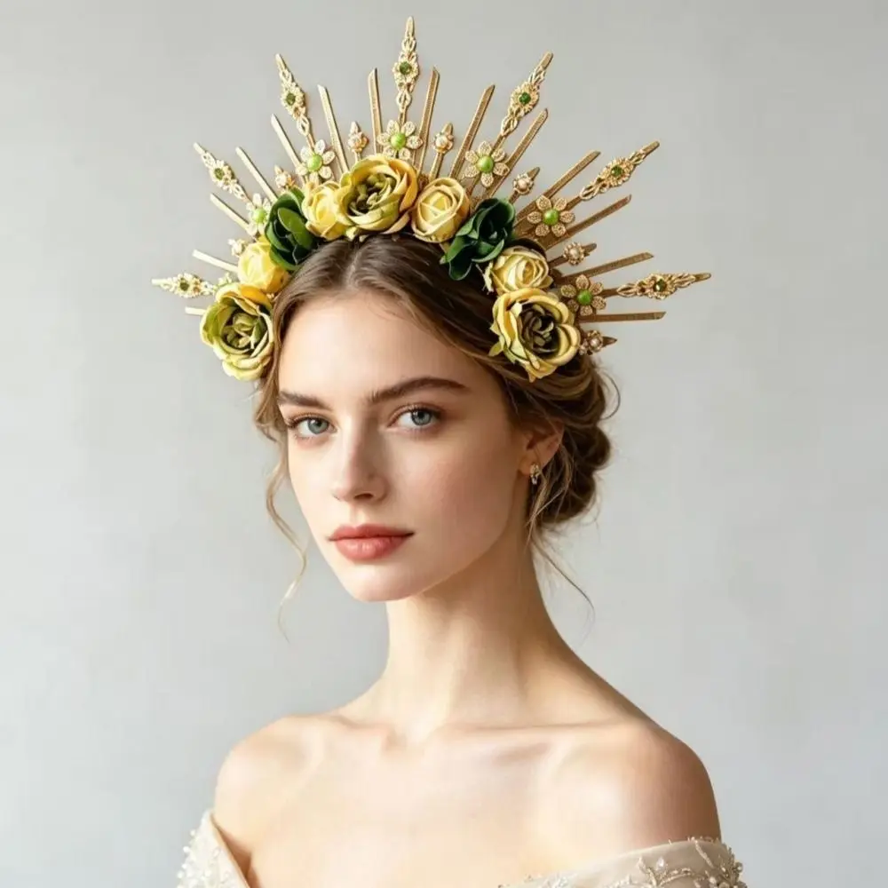 Artificial Flower Halloween Flower Headband Floral Mexican Day of the Dead Halloween Hair Hoop Photo Prop Lightweight
Artificial Flower Halloween Flower Headband Floral Mexican Day of the Dead Halloween Hair Hoop Photo Prop Lightweight
