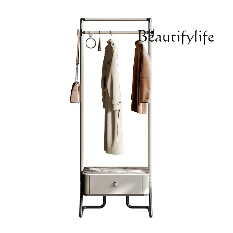 A Italian minimalist rock slab coat rack light luxury bedroom floor storage stainless steel vertical hanger
A Italian minimalist rock slab coat rack light luxury bedroom floor storage stainless steel vertical hanger