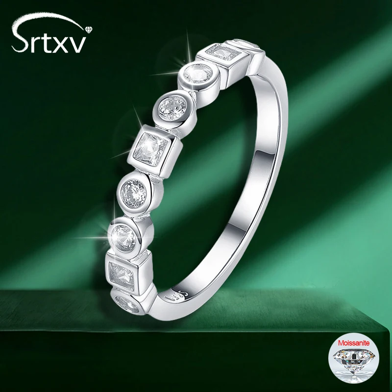 Full Moissanite Geometry Ring For Women 925 Sterling Silver Sparkling Diamond Hip Hop Band Wedding Birthday Party Gifts Jewelry
Full Moissanite Geometry Ring For Women 925 Sterling Silver Sparkling Diamond Hip Hop Band Wedding Birthday Party Gifts Jewelry