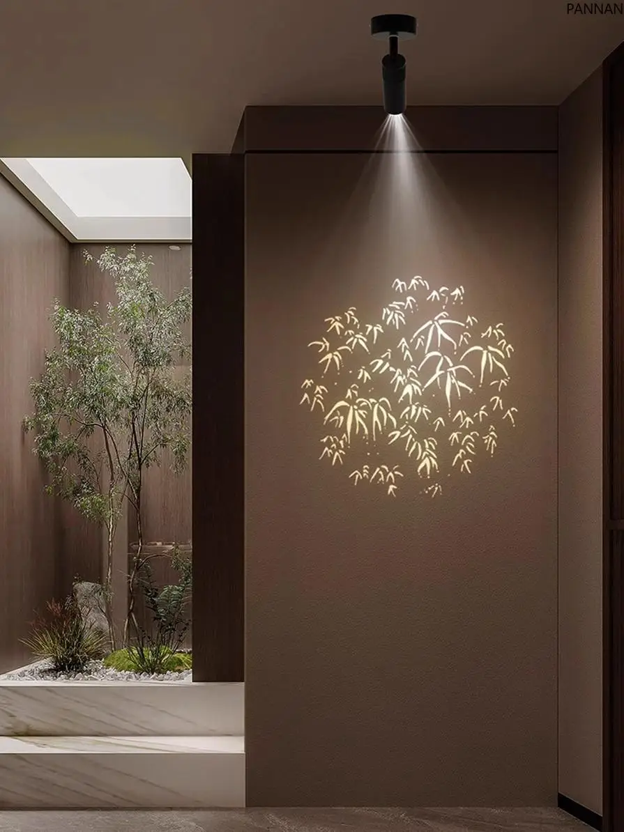 Spotlight Corridor Entrance Light and Shadow Spotlight Corridor Creative Bamboo Leaf Tree Shadow Environment Light
Spotlight Corridor Entrance Light and Shadow Spotlight Corridor Creative Bamboo Leaf Tree Shadow Environment Light