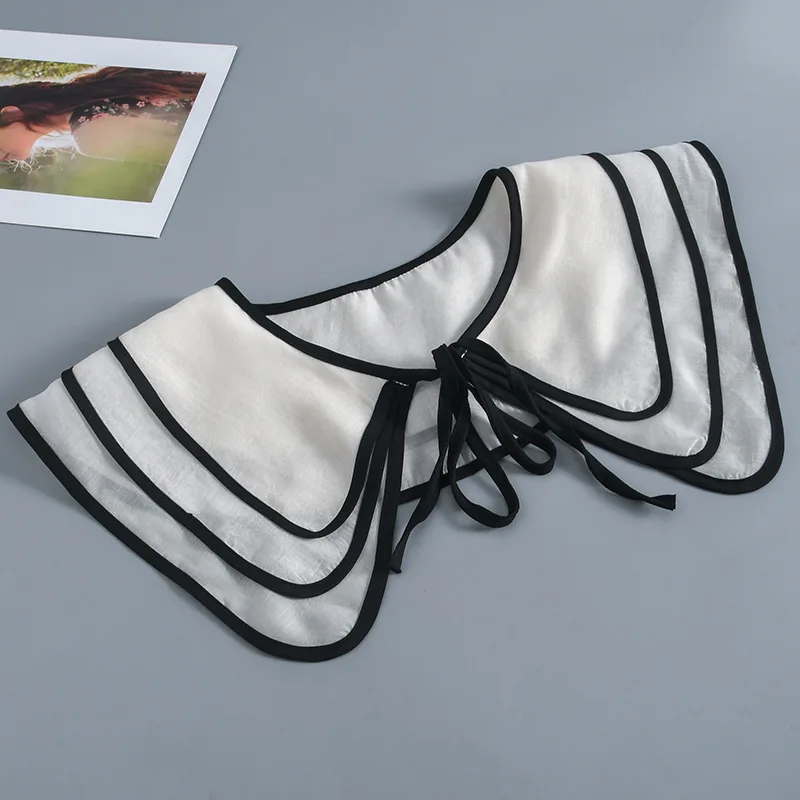 Female Shirt Blouse Fake Collar for Women Small Scarf Casual False Collar Female Shirt Detachable Collar Shoulder Shawl Cape
Female Shirt Blouse Fake Collar for Women Small Scarf Casual False Collar Female Shirt Detachable Collar Shoulder Shawl Cape