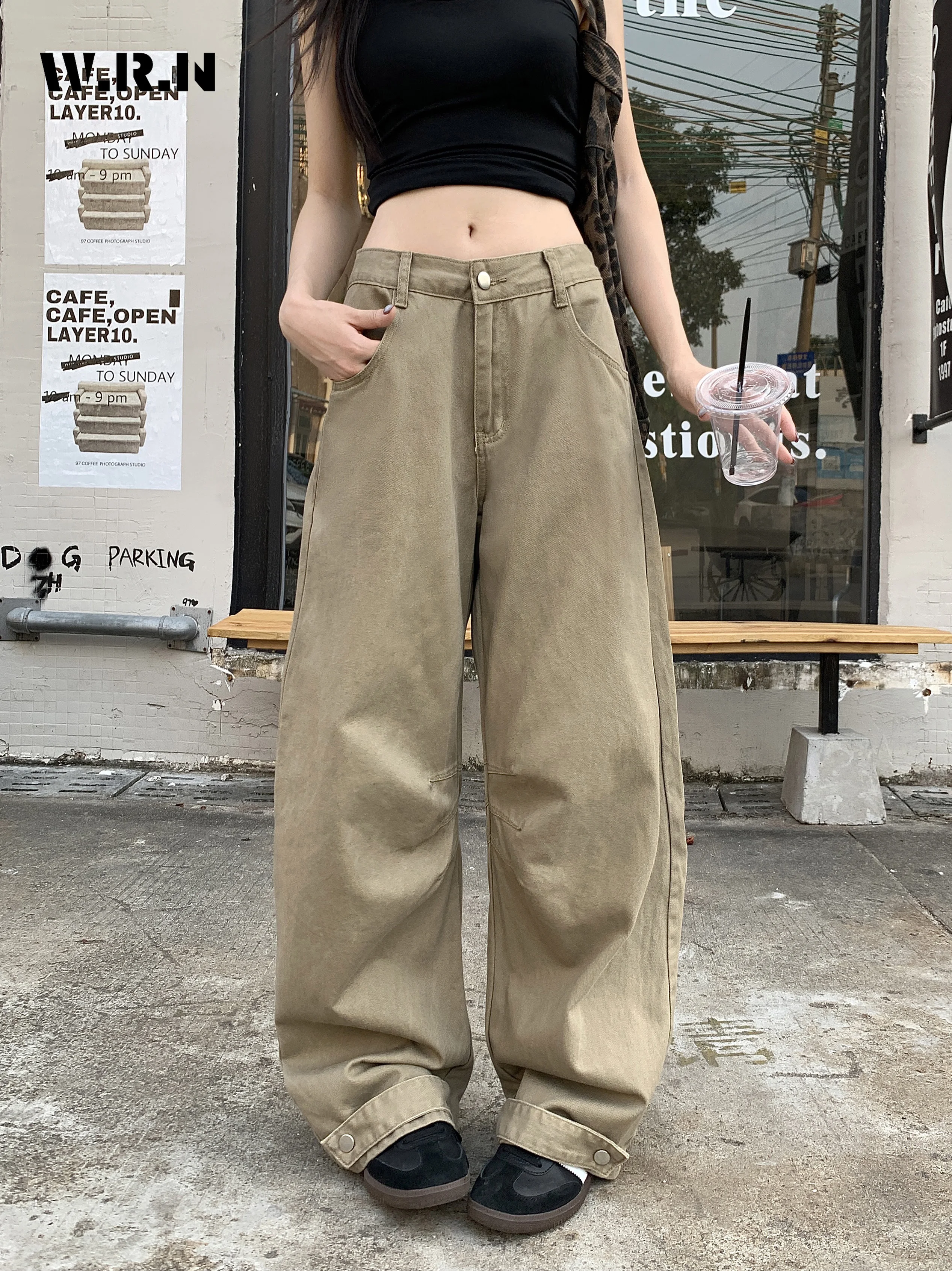 Vintage Street Washed Eclectic Waif Barrel Jeans For Women Y2K Harajuku Pockets Denim Trouser Grunge Casual 2000s Pure Pants
Vintage Street Washed Eclectic Waif Barrel Jeans For Women Y2K Harajuku Pockets Denim Trouser Grunge Casual 2000s Pure Pants