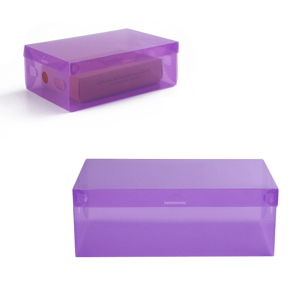 Shoe Case Flip-cover Plastic Box Shoes Boxes Organizer Transparent Clamshell Purple Girl
Shoe Case Flip-cover Plastic Box Shoes Boxes Organizer Transparent Clamshell Purple Girl
