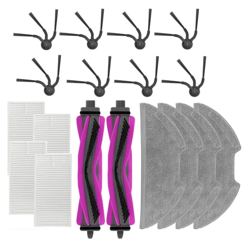 BFYL Replacement Parts Kit 18PCS For Eureka E20 Evo Plus Robot Vacuum Including Roller Brushes Filters Mop Pads Side Brush Acces
BFYL Replacement Parts Kit 18PCS For Eureka E20 Evo Plus Robot Vacuum Including Roller Brushes Filters Mop Pads Side Brush Acces
