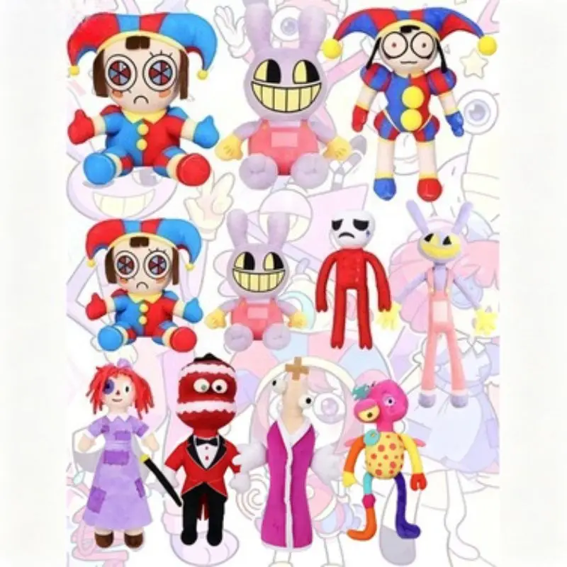 New The Amazing Digital Circus Plush Clown Ragatha pomni Cartoon Jax Doll Joker Plush Soft Stuffed Sofa Decorate Christmas Gift
New The Amazing Digital Circus Plush Clown Ragatha pomni Cartoon Jax Doll Joker Plush Soft Stuffed Sofa Decorate Christmas Gift