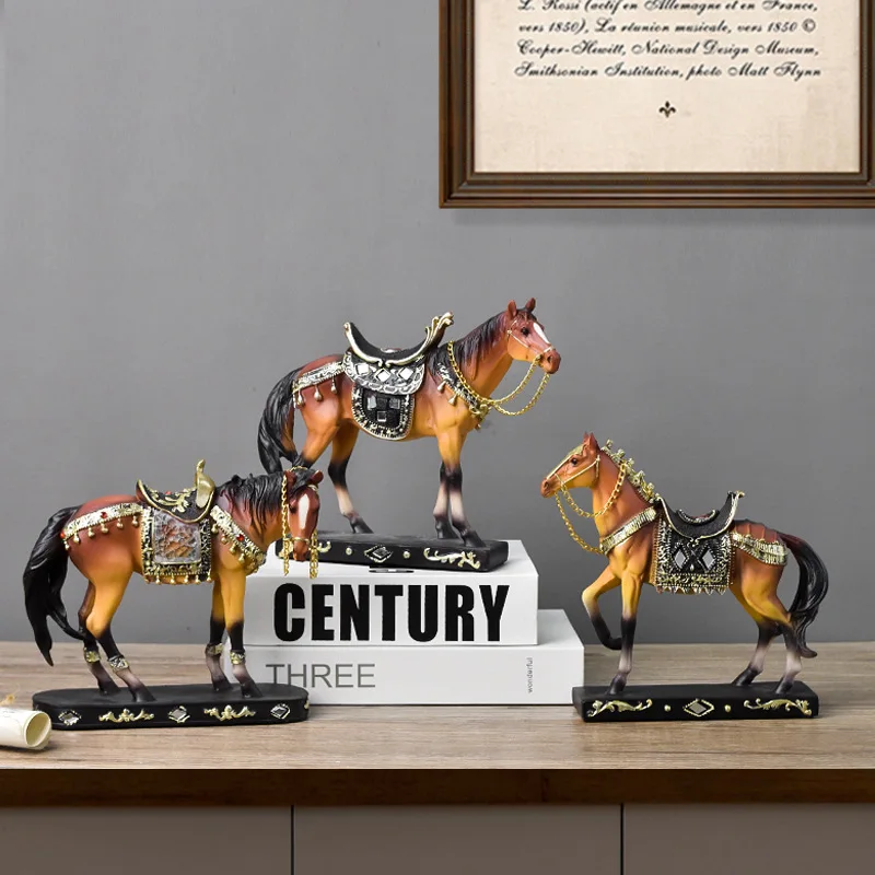 Elegant Resin Horse Statue with Base Artistic Horse Figurine Sculpture Home Shelf Display Decorative Ornament Home Decor
Elegant Resin Horse Statue with Base Artistic Horse Figurine Sculpture Home Shelf Display Decorative Ornament Home Decor