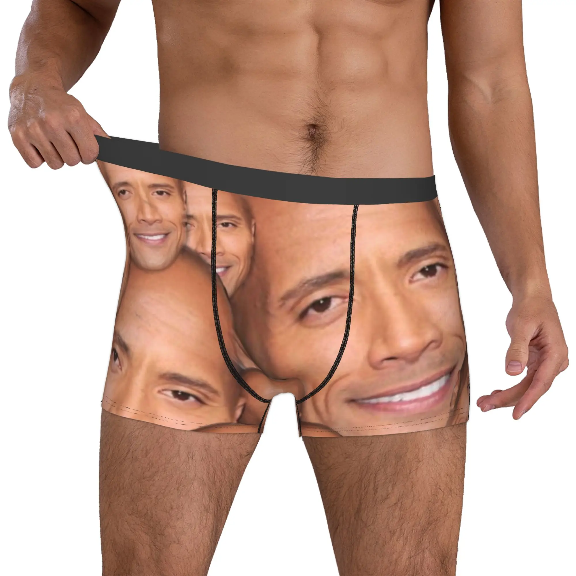 The Rock Face Dwayne Boxer Shorts For Men 3D Printed American Actor Johnson Underwear Panties Briefs Soft Underpants
The Rock Face Dwayne Boxer Shorts For Men 3D Printed American Actor Johnson Underwear Panties Briefs Soft Underpants