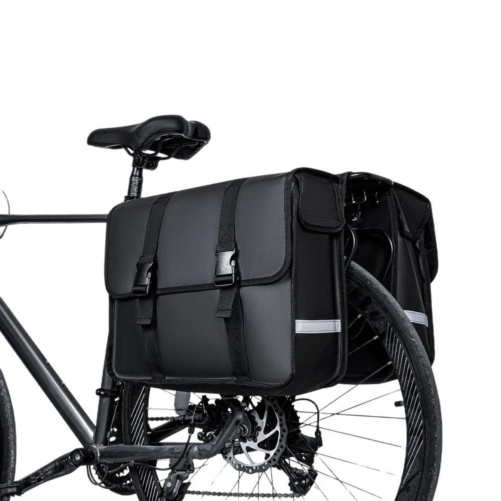 Bike Saddle Bag Waterproof 40L Rear Bike Rack Bag With Reflective Strips For Mountain Road Safe Night Cycling Storage
Bike Saddle Bag Waterproof 40L Rear Bike Rack Bag With Reflective Strips For Mountain Road Safe Night Cycling Storage
