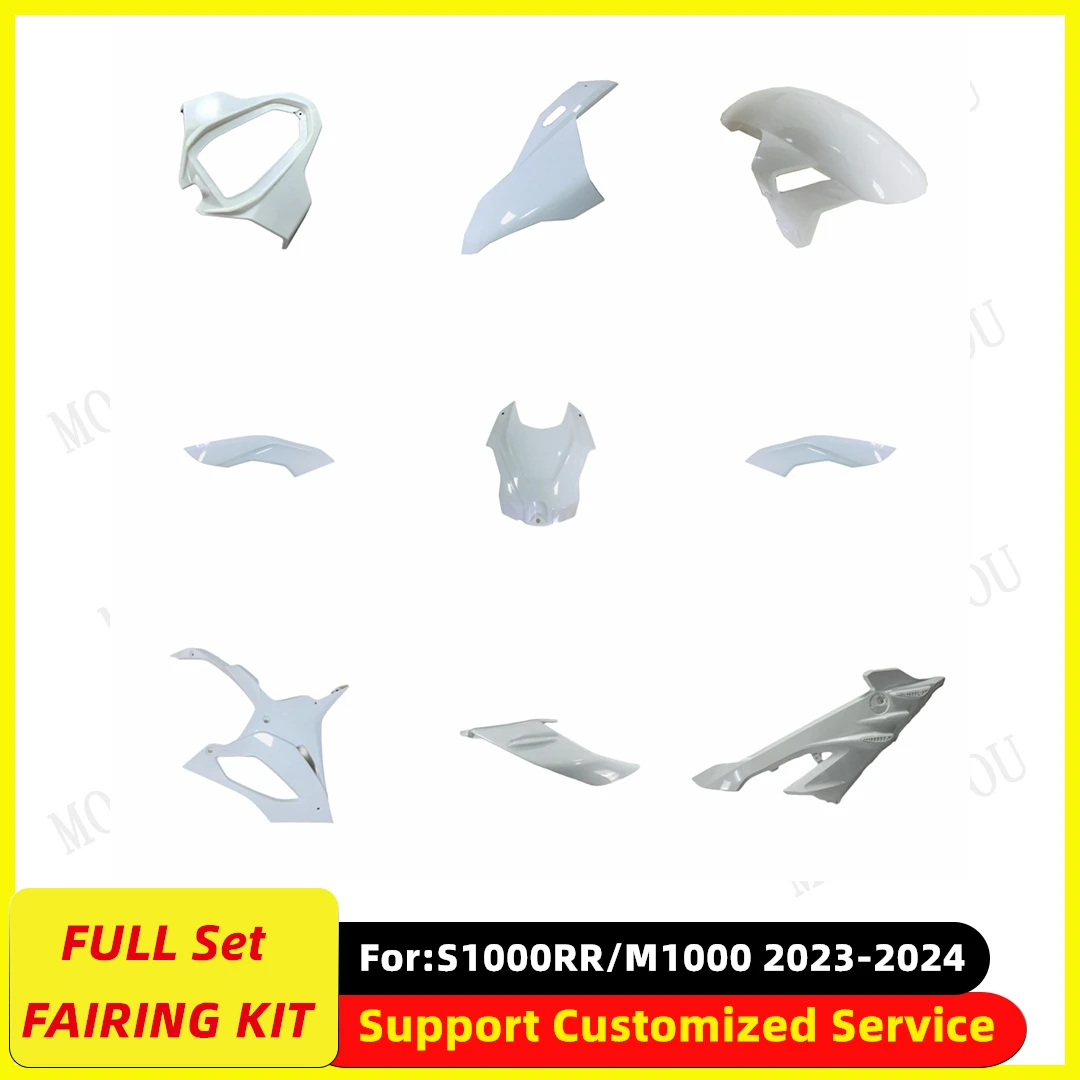 Kit Fit For BMW S1000RR S1000 M1000 2023 2024 Full Set Motorcycle Fairings Unpainted Bodywork Kits New ABS Plastic
Kit Fit For BMW S1000RR S1000 M1000 2023 2024 Full Set Motorcycle Fairings Unpainted Bodywork Kits New ABS Plastic