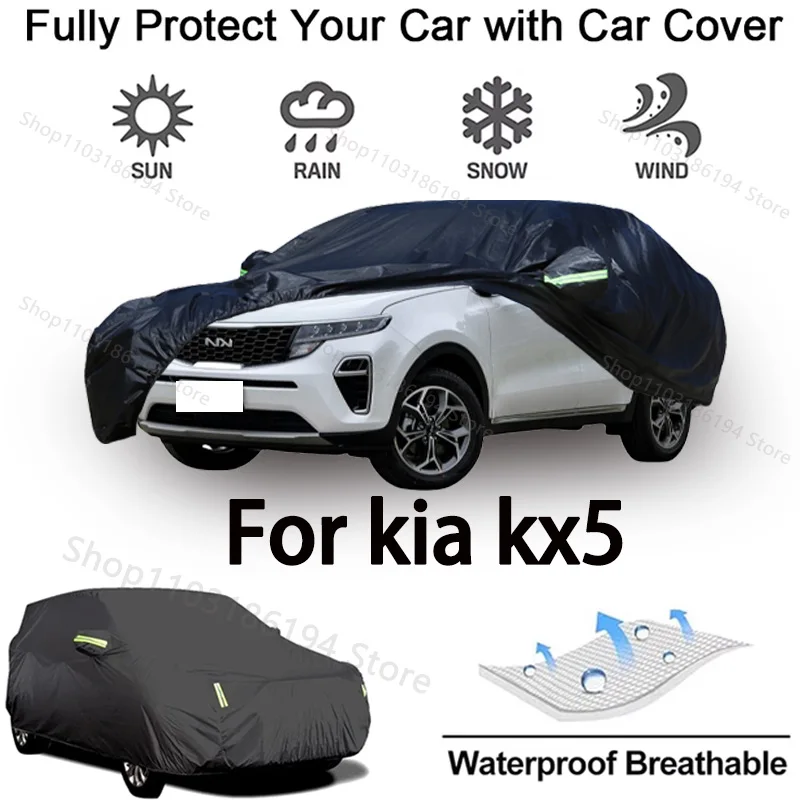 Full Car Cover For Kia KX5 Outdoor Protective Gear-Snowproof, Sunshield, Waterproof and Dustproof Automobile Accessories
Full Car Cover For Kia KX5 Outdoor Protective Gear-Snowproof, Sunshield, Waterproof and Dustproof Automobile Accessories