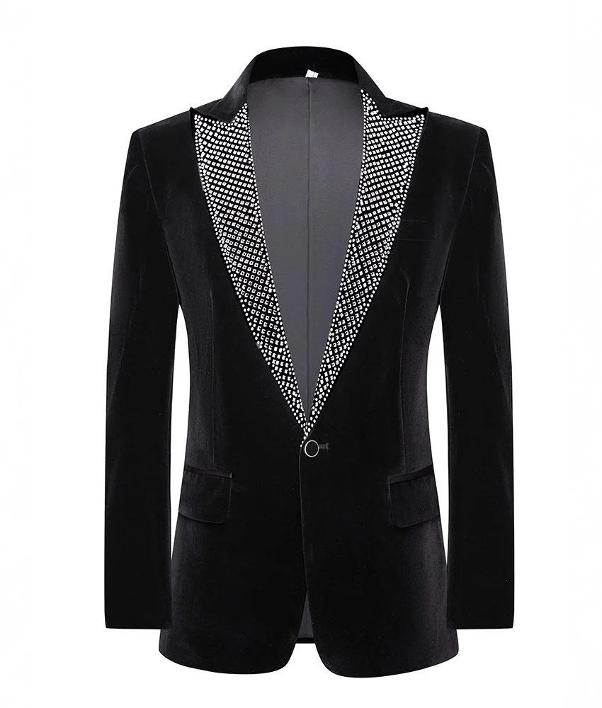 New fashion Crystal Men's suit set; black tuxedo; men's clothing.High Quality Wedding Tuxedos Special Occasion Gowns prom dresse
New fashion Crystal Men's suit set; black tuxedo; men's clothing.High Quality Wedding Tuxedos Special Occasion Gowns prom dresse