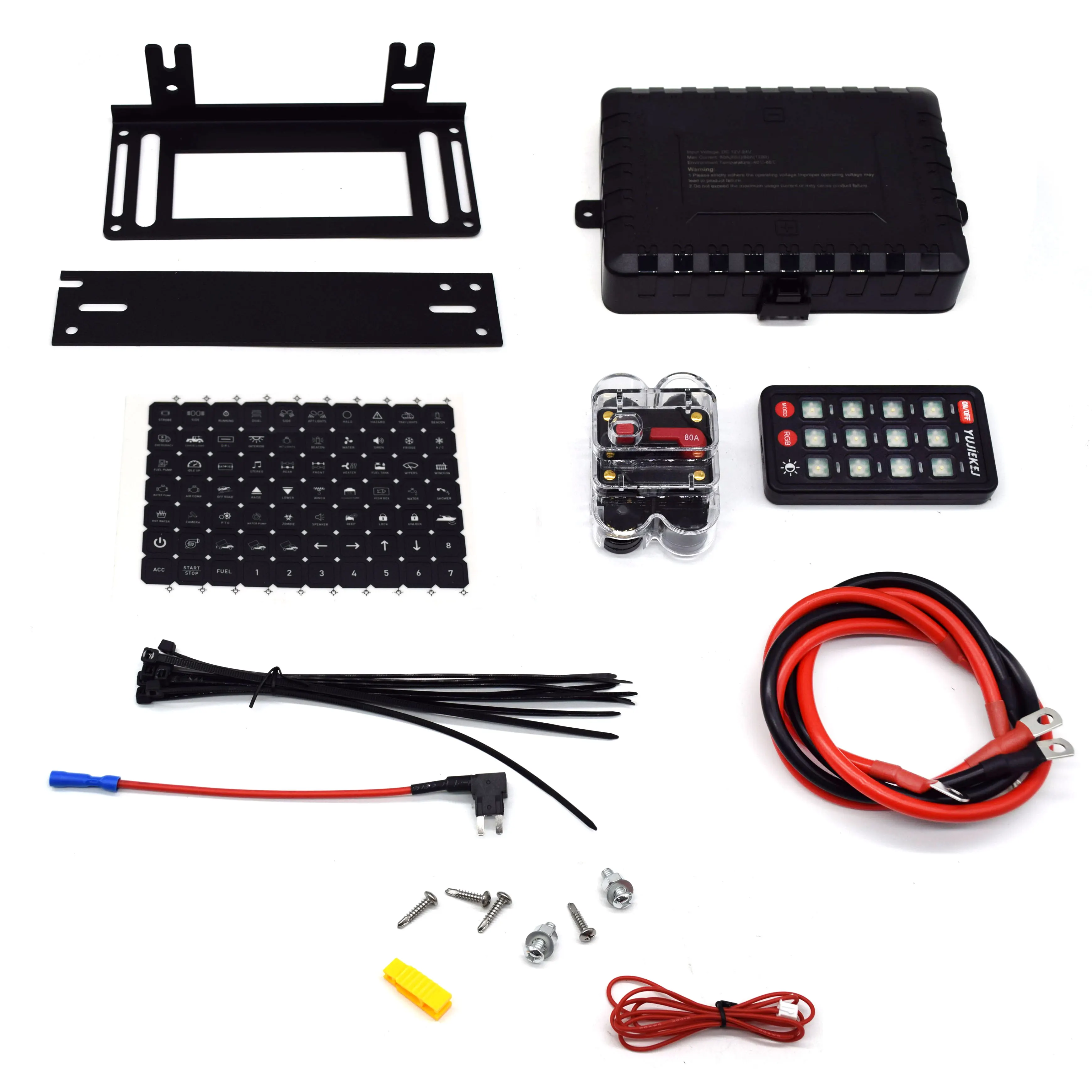 Wireless RGB 12 Gang Switch Panel Universal Circuit Control Relay System Box with Toggle Switch Panel Pod for Truck Boat UTV SUV
Wireless RGB 12 Gang Switch Panel Universal Circuit Control Relay System Box with Toggle Switch Panel Pod for Truck Boat UTV SUV