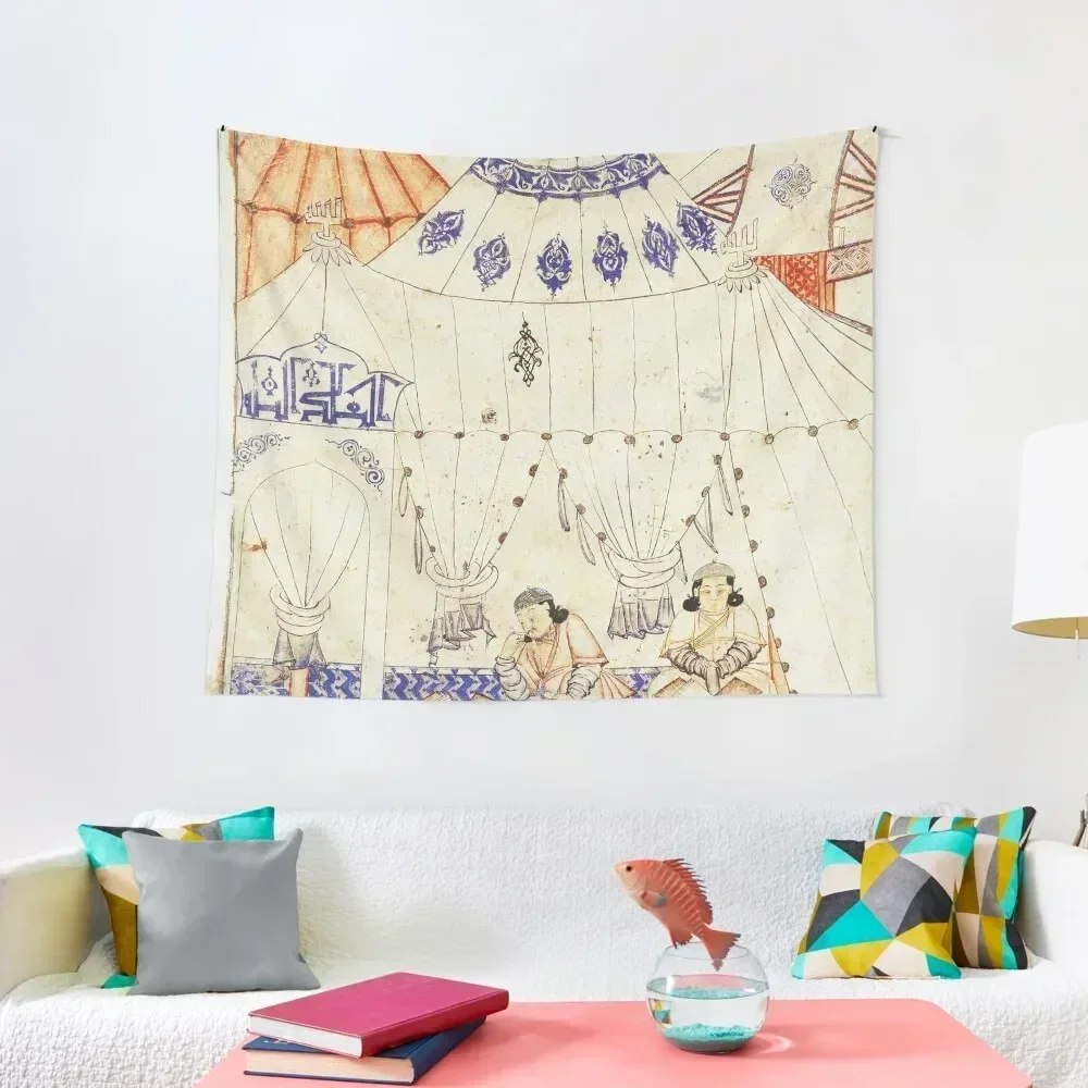 14th Century Mongol Prince Studying Koran Watercolor Painting Tapestry Custom Wallpaper Bed Room Decoration Tapestry
14th Century Mongol Prince Studying Koran Watercolor Painting Tapestry Custom Wallpaper Bed Room Decoration Tapestry