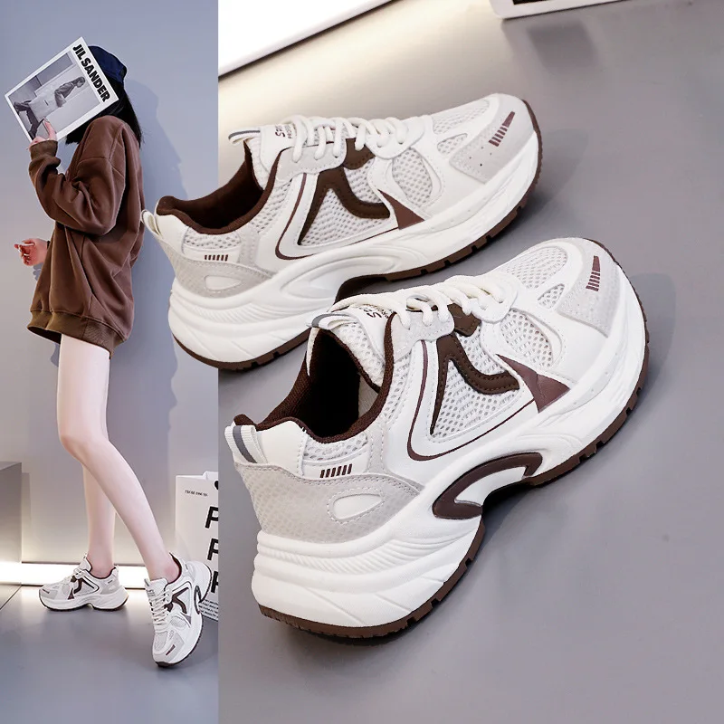 Ladies Vulcanized Shoes Are Fashionable Comfortable Thick Soled and Dad New Height Increasing Versatile Casual Sports Shoes
Ladies Vulcanized Shoes Are Fashionable Comfortable Thick Soled and Dad New Height Increasing Versatile Casual Sports Shoes
