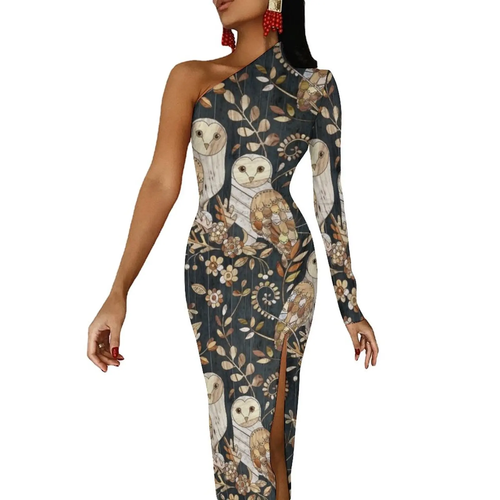 Wooden Wonderland Barn Owl Collage Half Dleeve Split Dress prom dress 2024 Woman clothes
Wooden Wonderland Barn Owl Collage Half Dleeve Split Dress prom dress 2024 Woman clothes