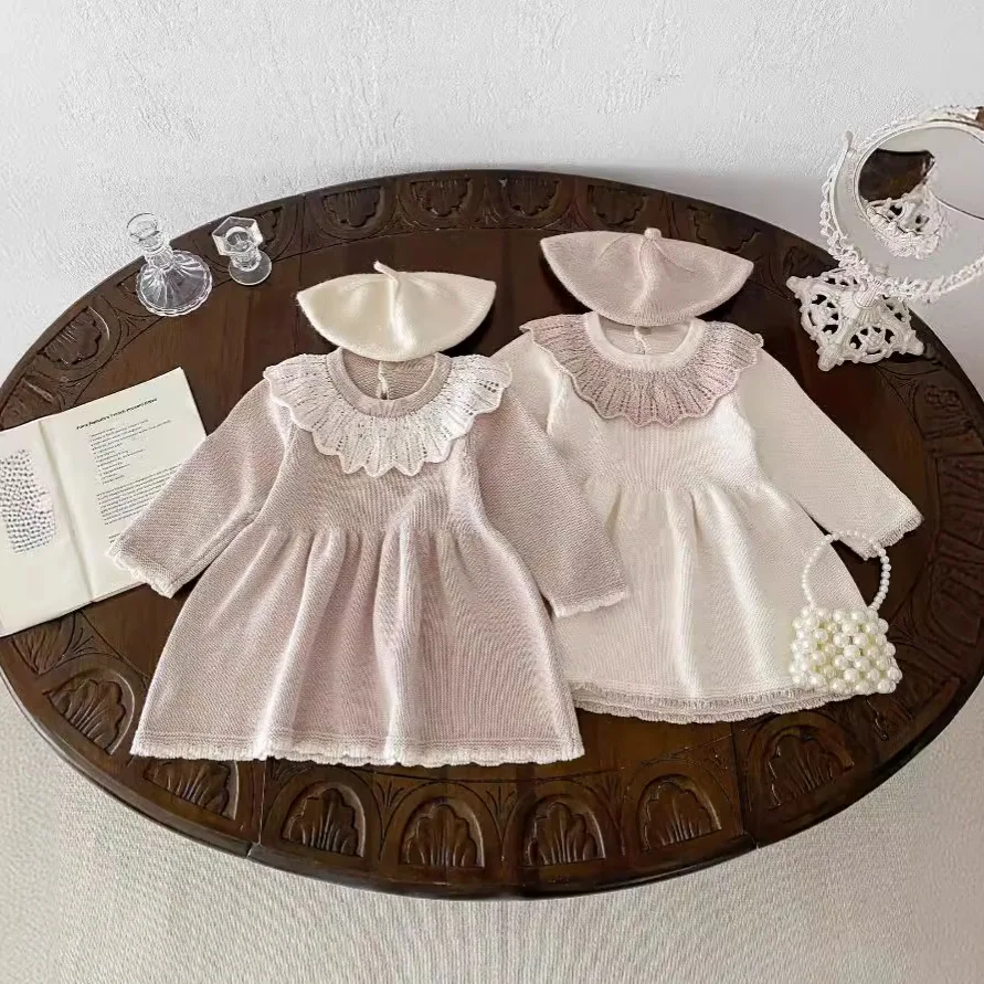 Baby clothes, girls' autumn dresses, knitted sweaters, princess style, children's super cute
Baby clothes, girls' autumn dresses, knitted sweaters, princess style, children's super cute