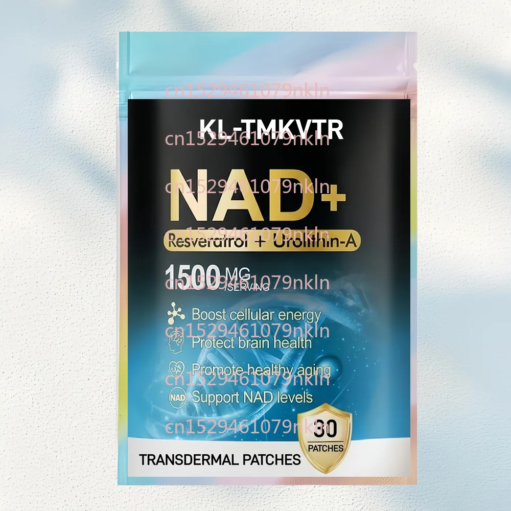 30 Patches NAD+ Transdermal Patches with Urolithin A, Resveratrol - Cellular Energy, Muscle Health & Healthy Aging Support
30 Patches NAD+ Transdermal Patches with Urolithin A, Resveratrol - Cellular Energy, Muscle Health & Healthy Aging Support