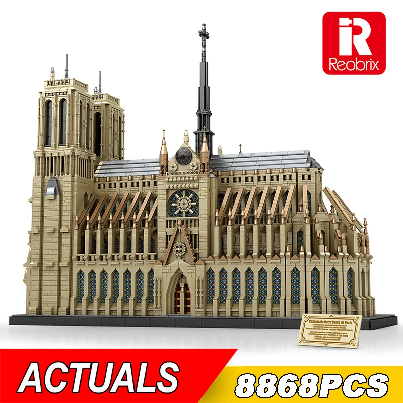 NEW 8868Pcs World Famous Architecture Notre Dame de Paris Model Building Blocks City Streetview Bricks Toys Kids Christmas Gifts
NEW 8868Pcs World Famous Architecture Notre Dame de Paris Model Building Blocks City Streetview Bricks Toys Kids Christmas Gifts