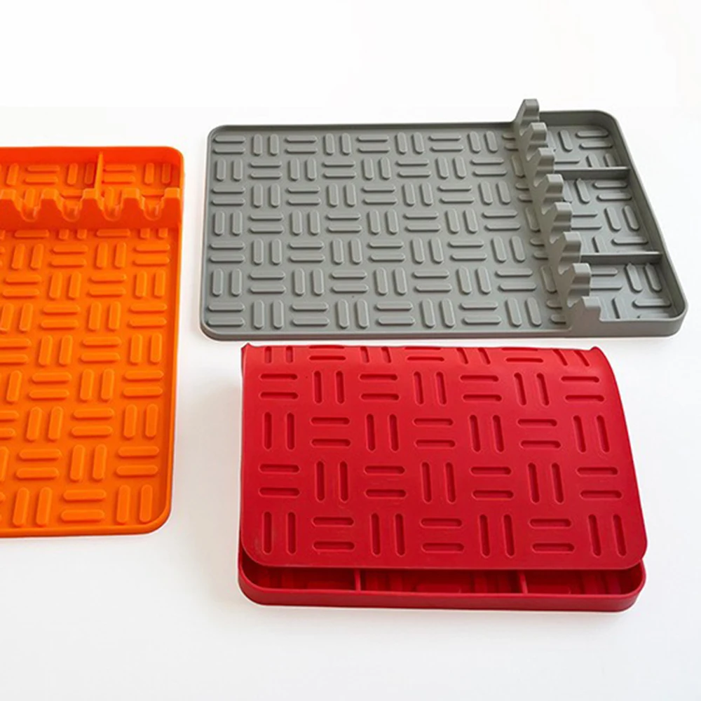 Silicone Griddle Tools Mat Durable Large Capacity Draining Mat Kitchen Accessories
Silicone Griddle Tools Mat Durable Large Capacity Draining Mat Kitchen Accessories