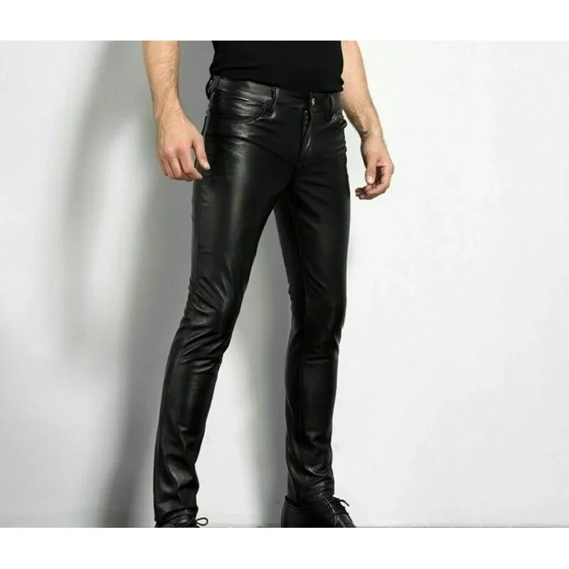 ♛2026♛ Choice PU Leather Pants Men's Fashion Rock Style Night Club Dance Pants Men's Faux Leather Slim Fit Skinny Motorcycle Tr❤
♛2026♛ Choice PU Leather Pants Men's Fashion Rock Style Night Club Dance Pants Men's Faux Leather Slim Fit Skinny Motorcycle Tr❤