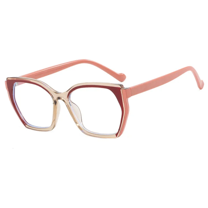 Fashion Tr90 Anti Blue Light Glasses for Women Color Square Large Eyeglass Frames Plane Surface Transparent Eyewear
Fashion Tr90 Anti Blue Light Glasses for Women Color Square Large Eyeglass Frames Plane Surface Transparent Eyewear